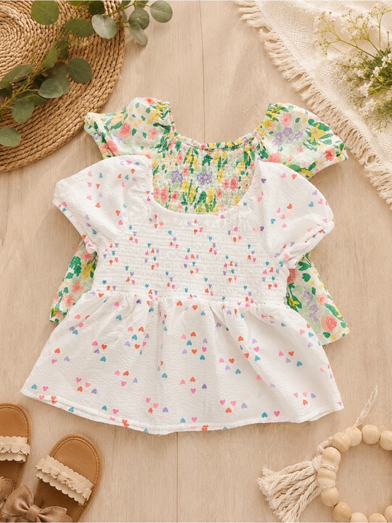 Cat & Jack Other - Cat & Jack Peplum Top Bundle (2)